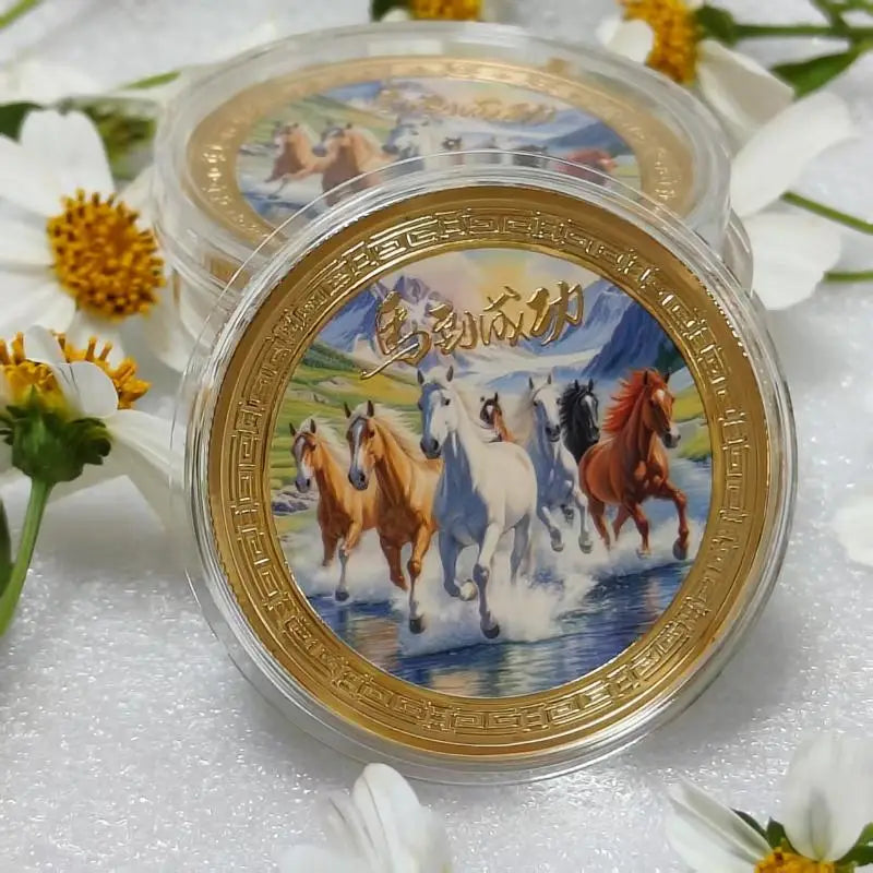 2026 Year of the Horse Commemorative Coins | Lucky New Year Gift Commemorative Coin Nixie