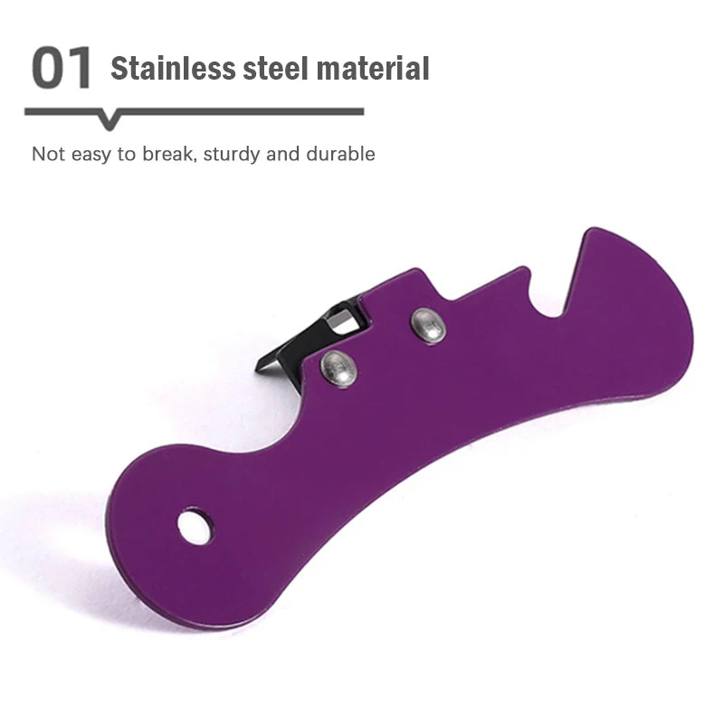 Manual Stainless Steel Can Opener – 2-in-1 Kitchen Gadget Manual Can Opener Nixie