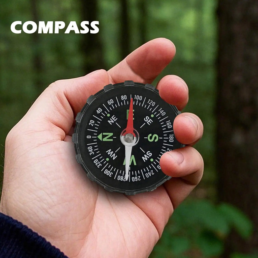 Waterproof Hiking Compass – Multifunctional Sighting Navigation