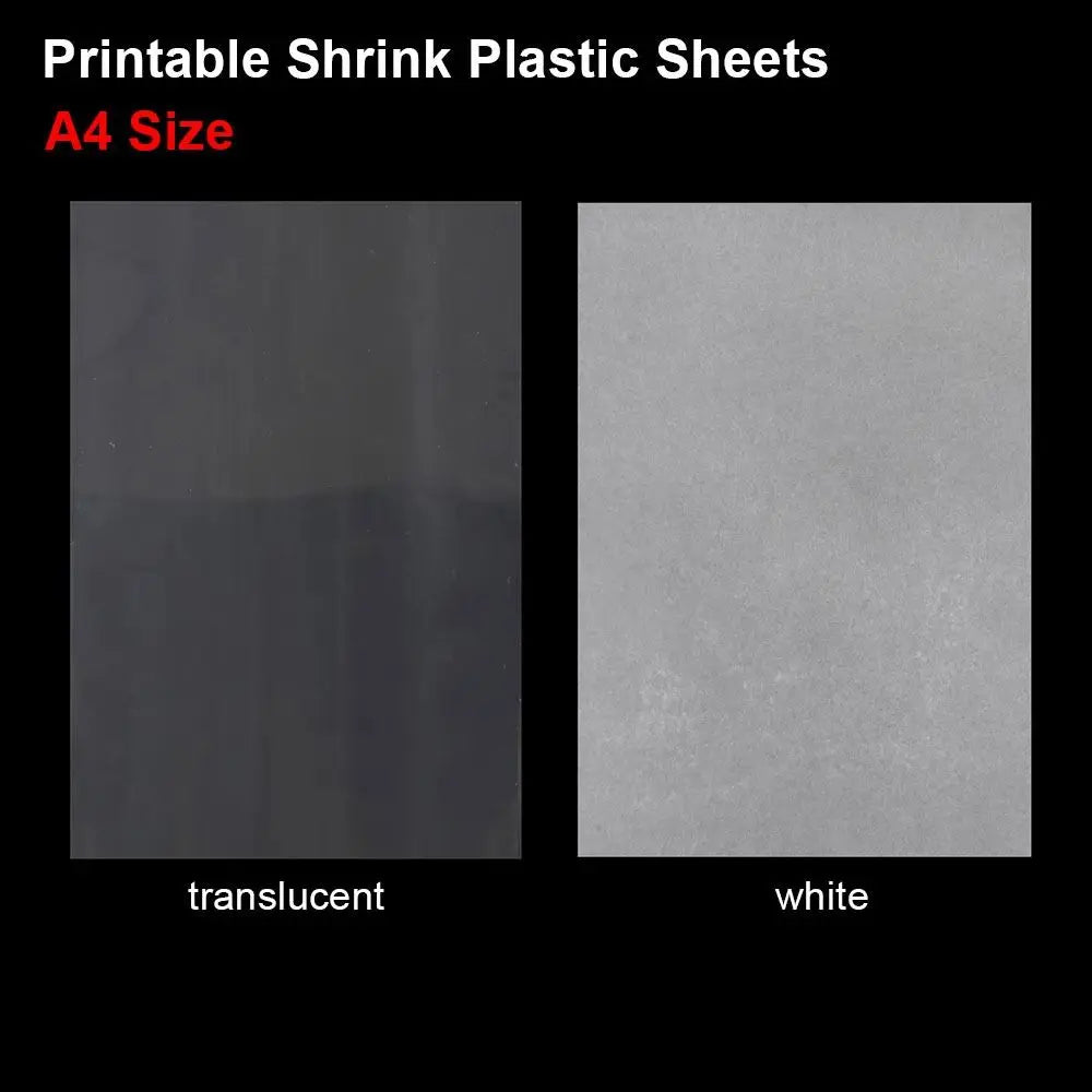 Printable Shrink Plastic Sheets 29x20cm – DIY Keychains & Crafts