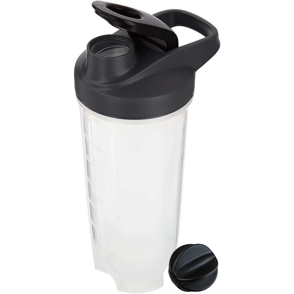 28 oz Protein Shaker Bottle with Ball Whisk & Handle Protein Shaker Bottle Nixie