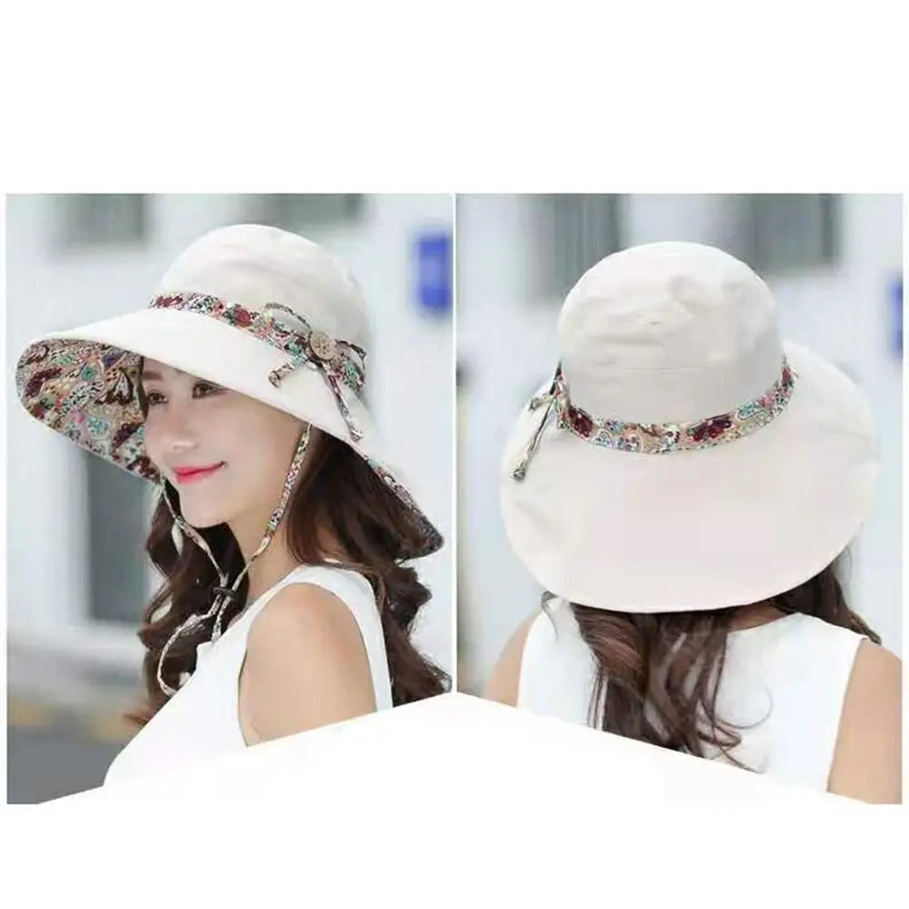 Women's Reversible Bucket Hat – Foldable UV Sun Hat Women's Bucket Hat Nixie