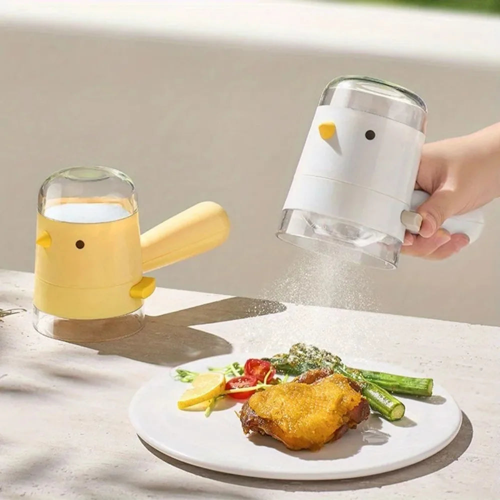Bird-Shaped Press Salt Dispenser – Quantitative Seasoning Bottle Seasoning Dispenser Nixie