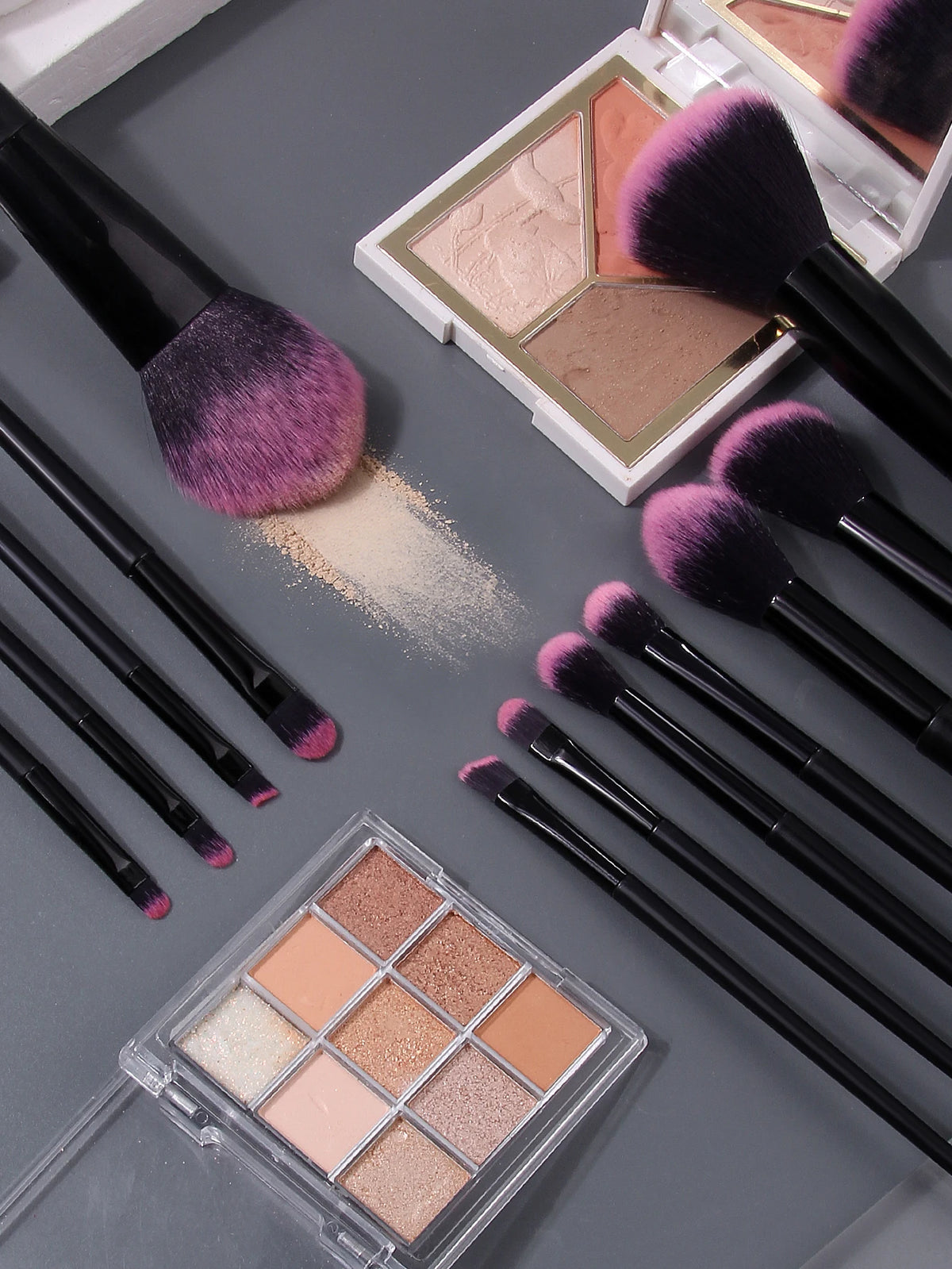 16-Piece Professional Makeup Brush Set – Soft Fluffy Brushes Makeup Brush Set Nixie