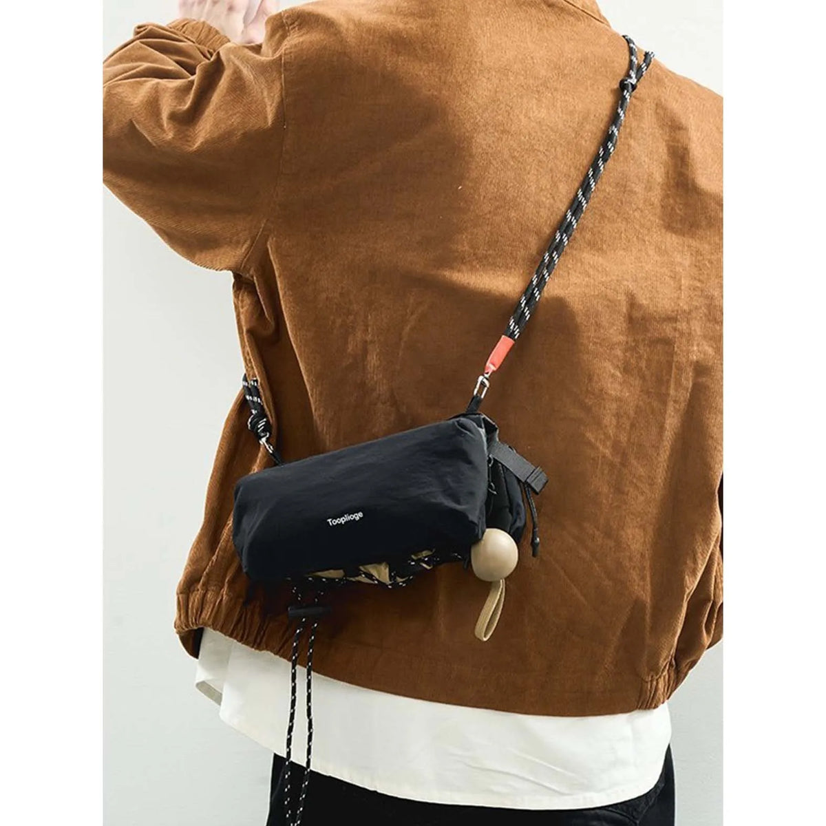 Unisex Nylon Multi-Layer Crossbody Shoulder Bag – Lightweight Crossbody Shoulder Bag Nixie