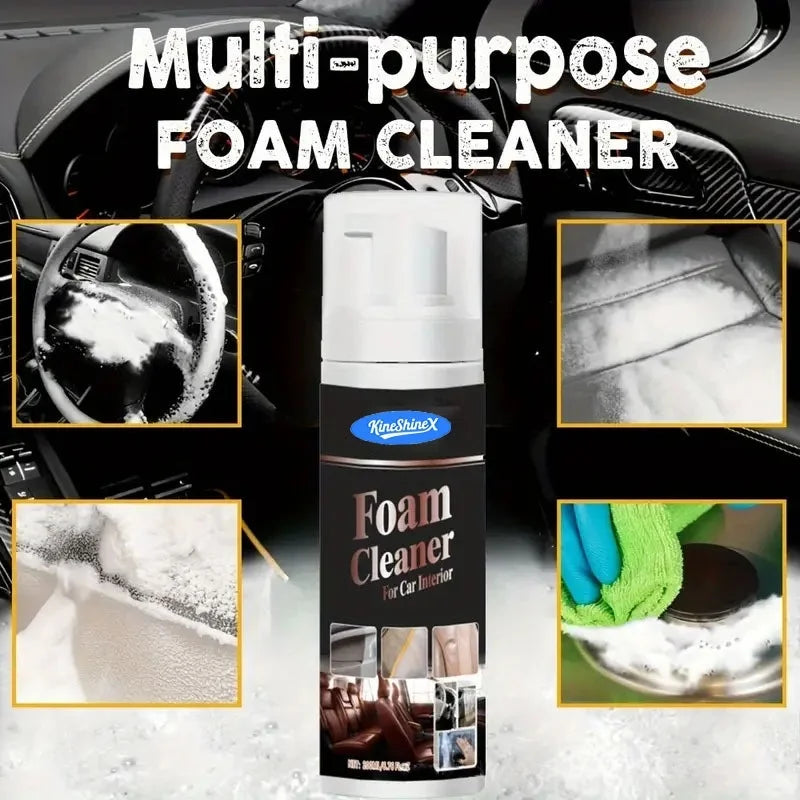 KINESHINEX Foam Cleaner Spray – Car Interior & Home Surfaces Foam Cleaner Spray Nixie