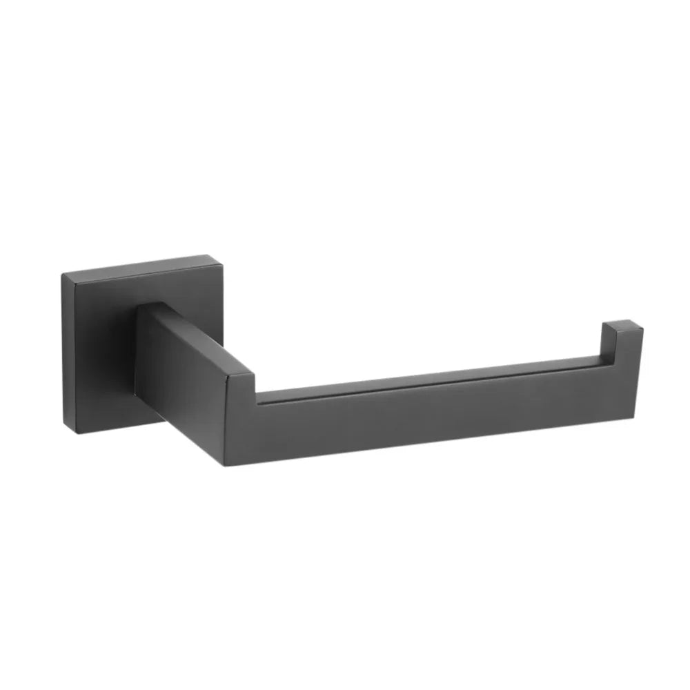 Black Stainless Steel Wall-Mounted Toilet Paper Holder Rack Toilet Paper Holder Nixie