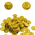 20pcs Plastic Pirate Coins – Fake Gold Party Favor Treasure Party Favor Coins Nixie 20pcs-Golden