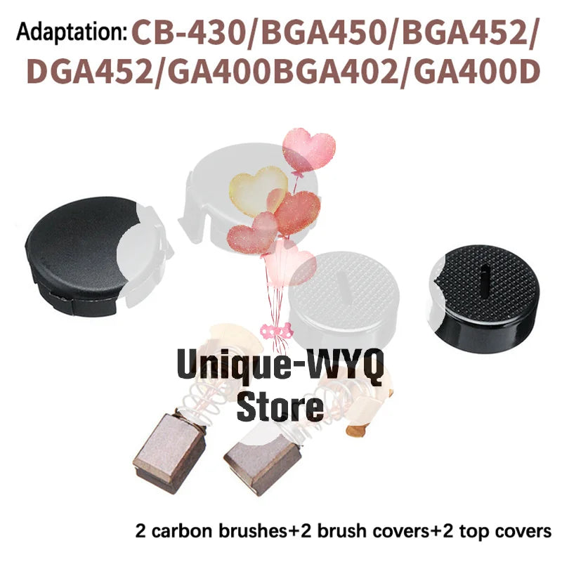 Carbon Brush Set for 430 DPJ180Z BUC122RFE BPJ140Z 6343DWDE Power Tool Parts Nixie
