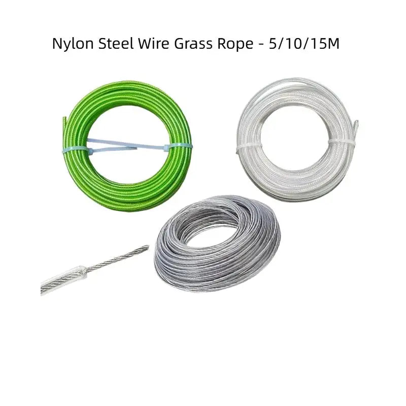 Heavy Duty Twisted Nylon Trimmer Line – Lawn & Garden Trimmer Line Nixie