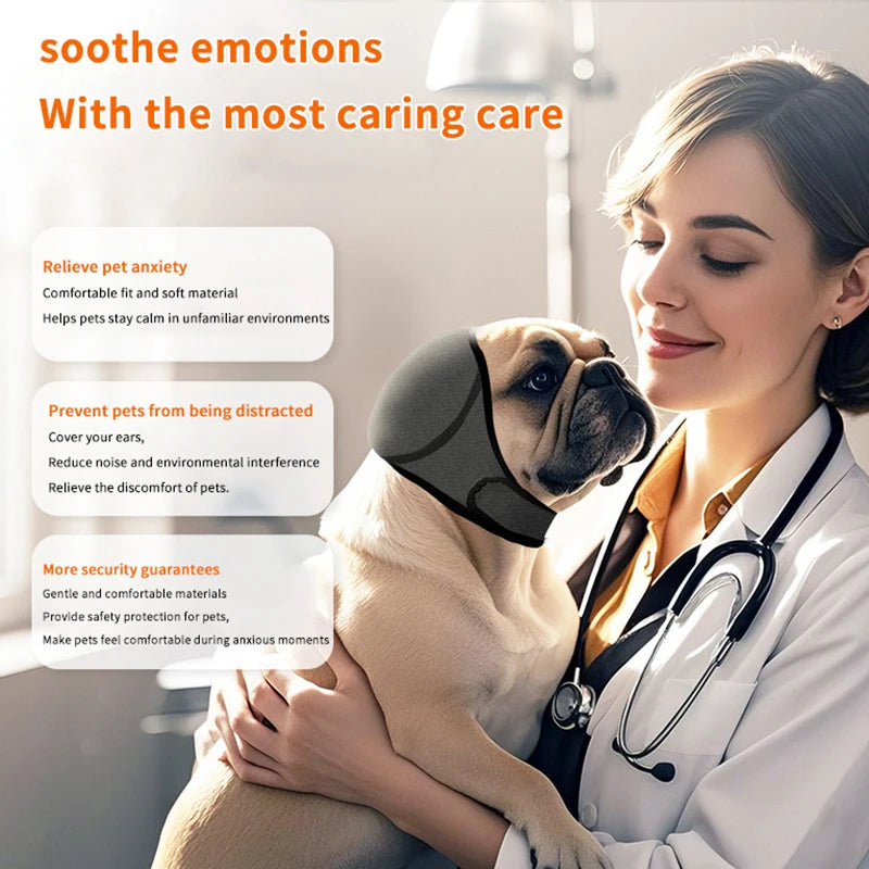 Dog Calming Earmuffs – Noise Reduction Waterproof Ear Cover Dog Ear Protection Nixie