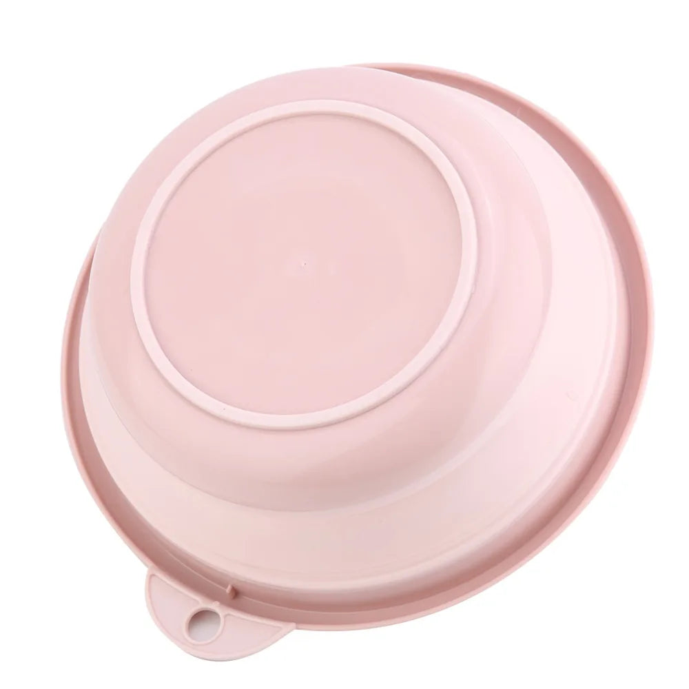 2-Pack Collapsible Foldable Wash Basin Plastic Tub | Space Saving