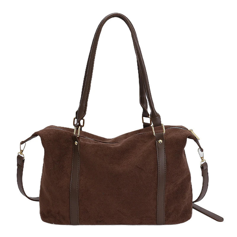 Nixie Retro Suede Women's Crossbody Shoulder Tote Bag Crossbody Shoulder Bag Nixie