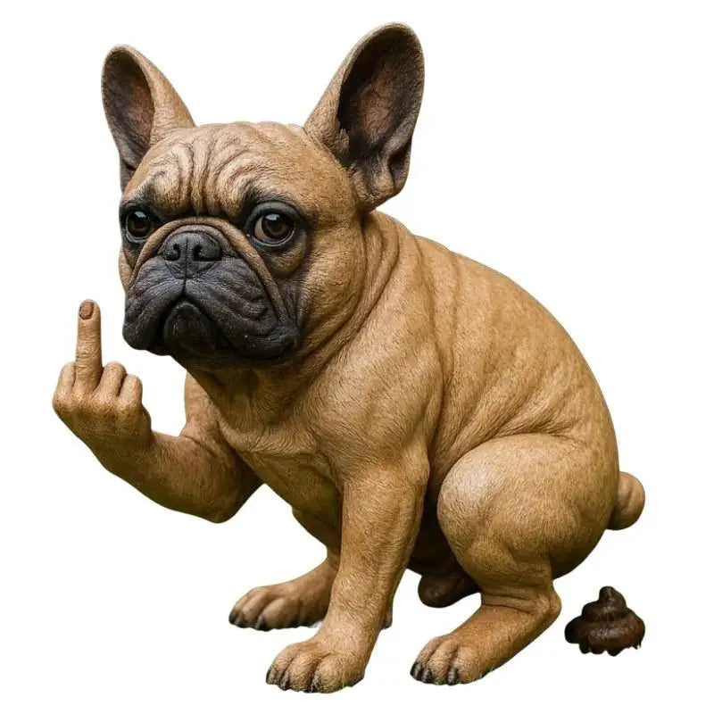 French Bulldog Resin Statue – Funny Garden & Home Decor Gift Garden Statue Nixie Default Title