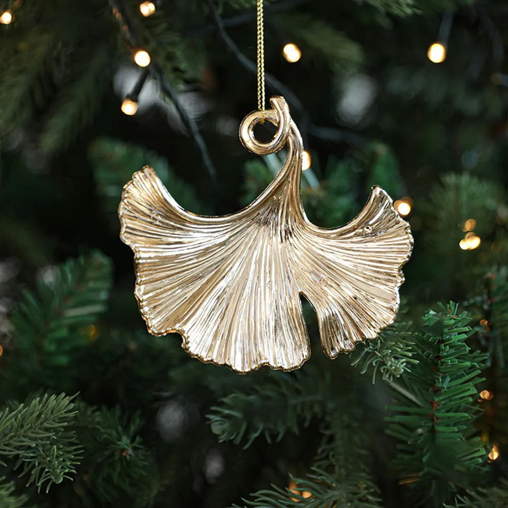Gold Christmas Tree Ornaments – Angel & Snowflake Decorations
