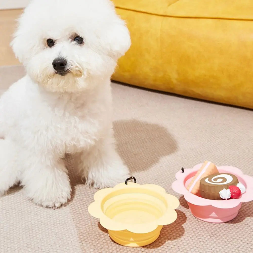 Collapsible Silicone Dog Bowl 350ml | Portable Travel Pet Bowl Collapsible Pet Bowl Nixie