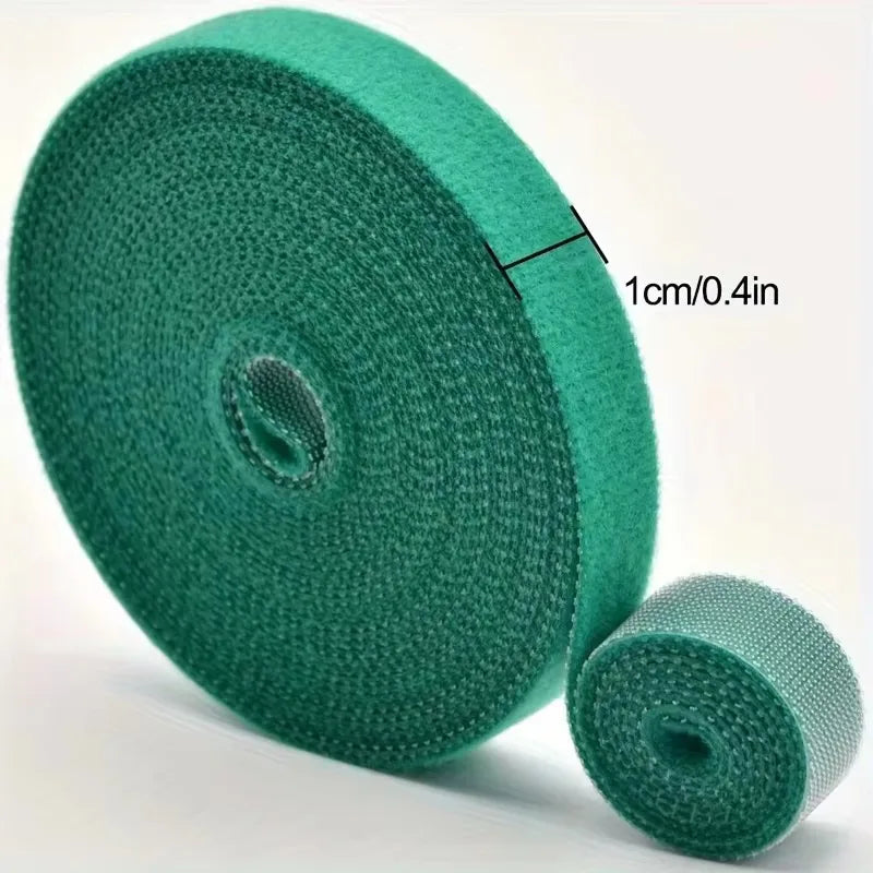 10m Reusable Nylon Plant Ties – Self-Adhesive Garden Tape Garden Plant Ties Nixie