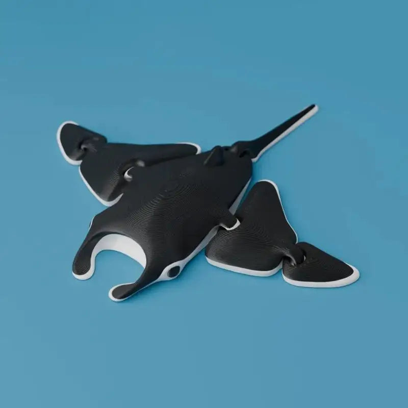 3D Printed Articulated Sea Animal Figurine – Shark & Orca Articulated Figurine Nixie A7