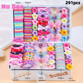 Girls Bow Hair Accessories Set – Colorful Princess Gift Girls Hair Accessories Nixie 291Pcs No box