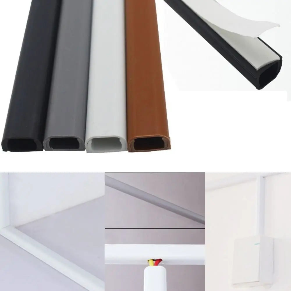 Self-Adhesive Floor Cord Cover | Cable Protector Wire Organizer