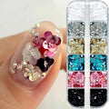 3D Flower Nail Glitter Sequins 12 Grids – Retro Nail Art Charms Nail Art Glitter Nixie HZ-57
