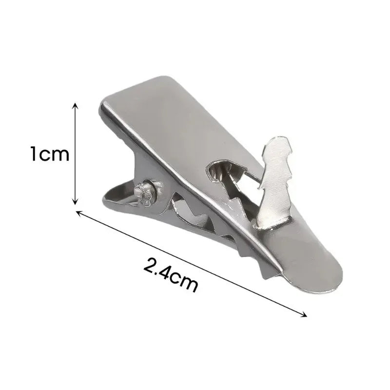 Mini Christmas Flower Metal Clips – Xmas Tree & Wreath Decor Holiday Decoration Clips Nixie