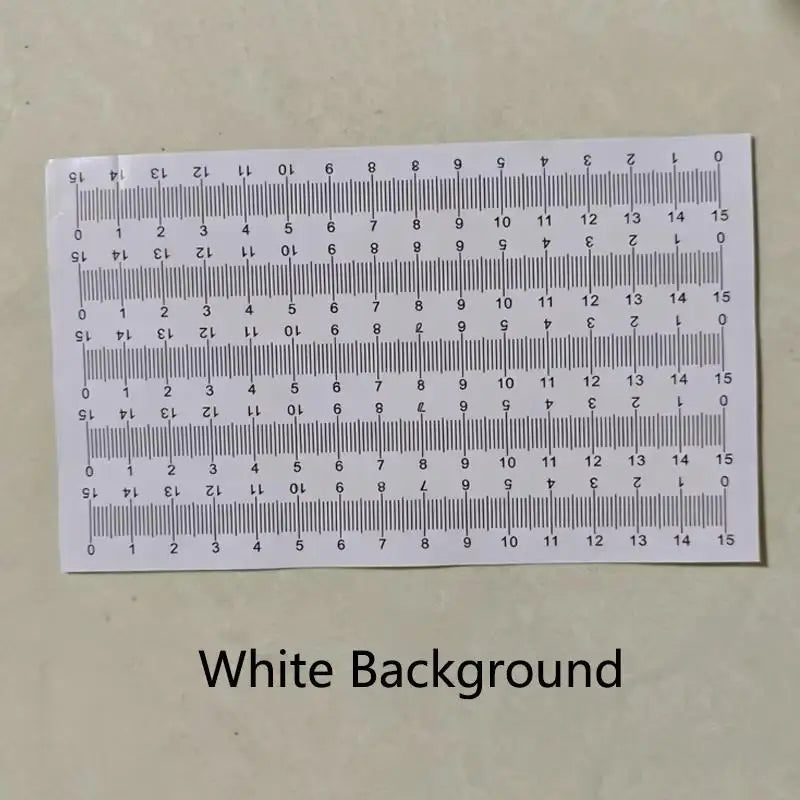 10-Piece Self-Adhesive Ruler Set | PVC Measuring Stickers Self-Adhesive Ruler Set Nixie A1