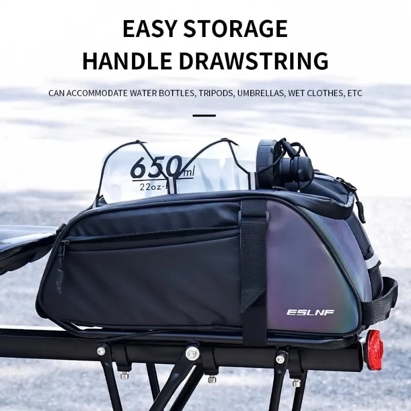 ESLNF Large Capacity Bike Rear Rack Bag – Rainproof Pannier Bicycle Pannier Bag Nixie