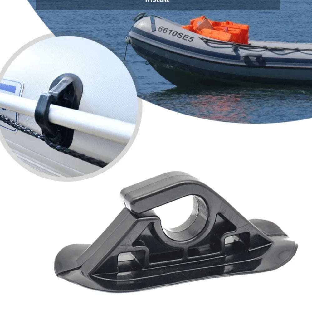 4PCS PVC Paddle Clips Oar Holder for Inflatable Boat & Kayak Boat Paddle Clips Nixie