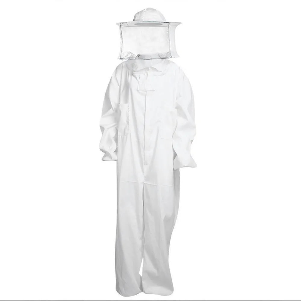 Professional Beekeeping Suit with Veil Hood | Breathable Jumpsuit