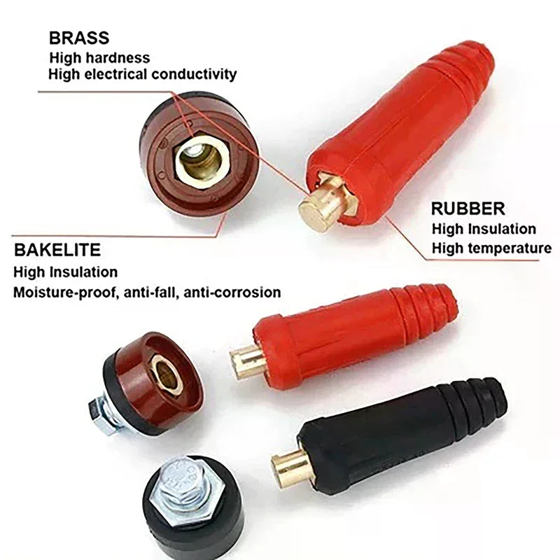 DKJ10-25 European Welding Connector Quick Cable Fitting