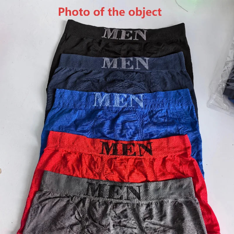 5-Pack Men's High Elastic Breathable Boxer Briefs | One Size