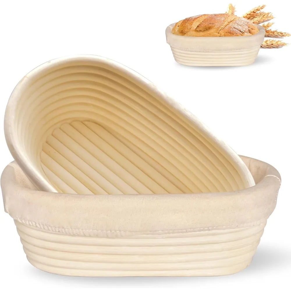 Sourdough Banneton Bread Proofing Basket – Natural Rattan