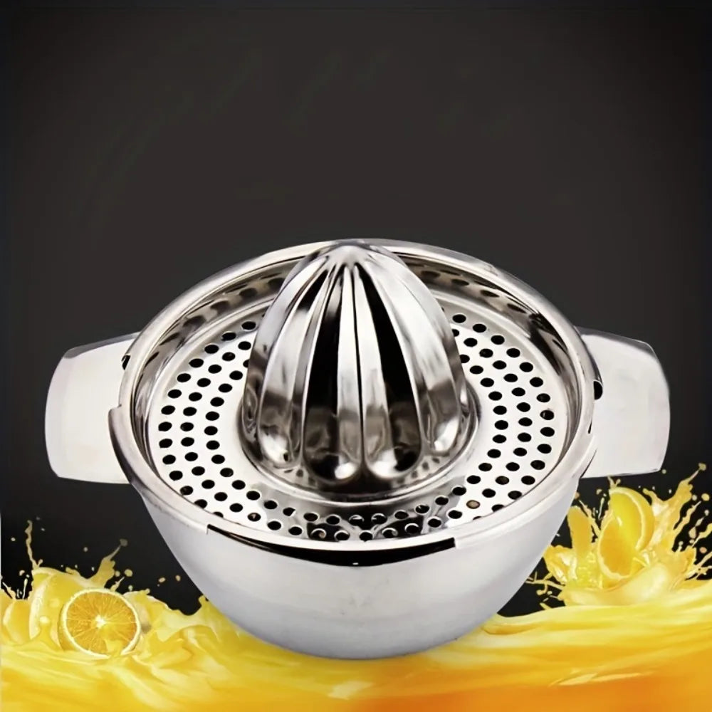Stainless Steel Manual Citrus Juicer 43.96oz | Nixie Heavy Duty Manual Citrus Juicer Nixie