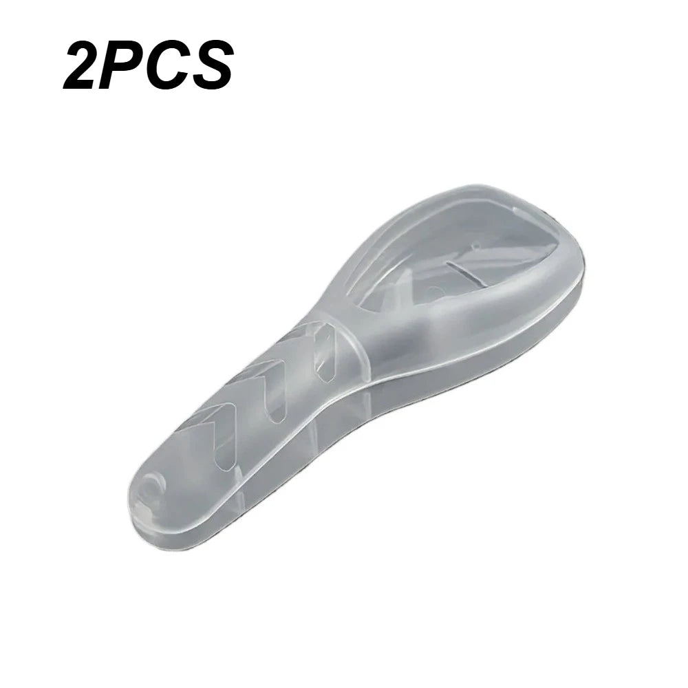 Travel Razor Storage Case – Transparent Dustproof Organizer Razor Storage Case Nixie Transparent 2pcs
