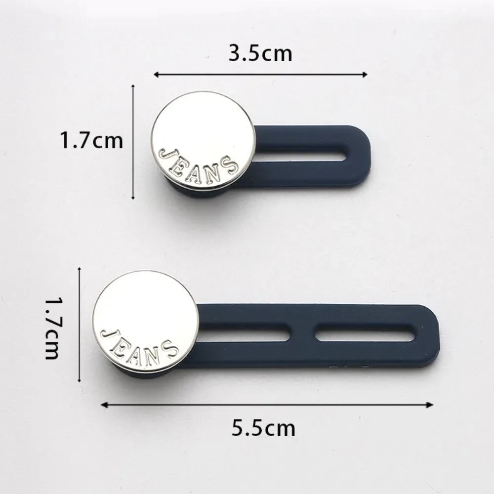 Metal Pants Waist Extender Buttons – DIY Jeans Button Kit Sewing Buttons Kit Nixie