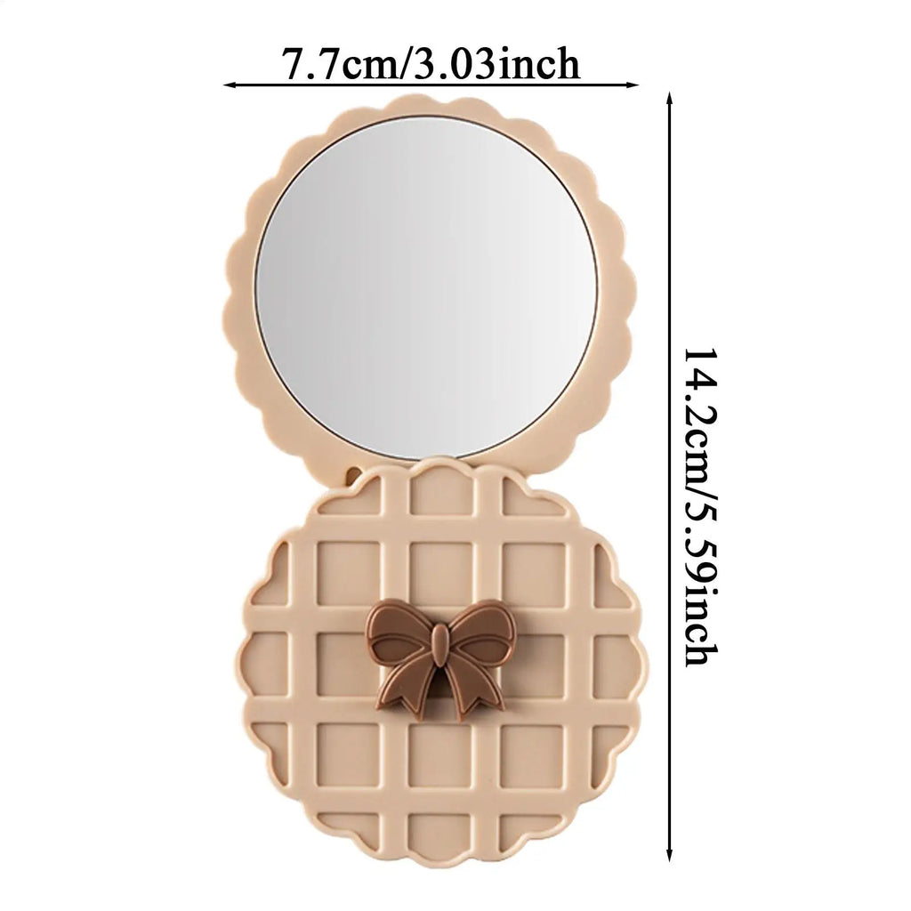 Mini Double-Sided Pocket Mirror – Portable Compact Travel Mirror Compact Pocket Mirror Nixie