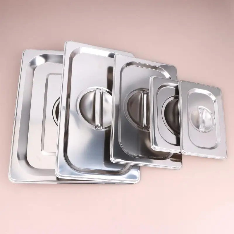Stainless Steel Food Pan Lids – Steam Table Covers 1/9–1/1 Steam Table Pan Lid Nixie