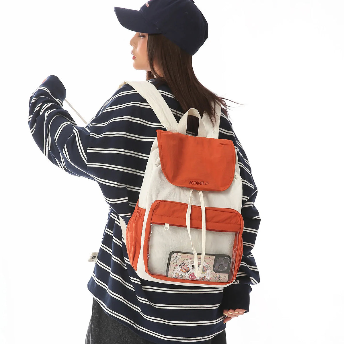 Japanese Retro Lightweight Backpack – Large Capacity Women's Bag