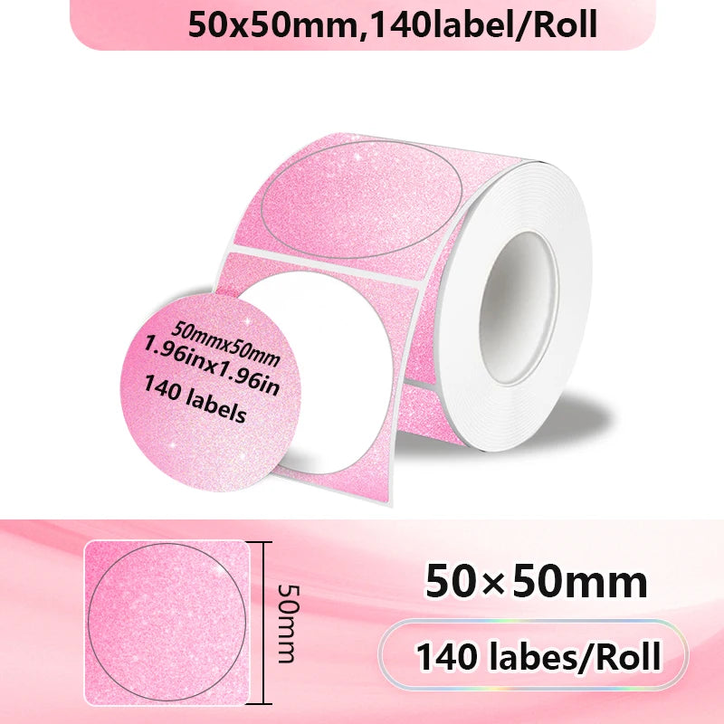 Thermal Label Paper for Phomemo M110 M200 M220 – Adhesive Stickers