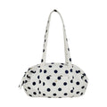 Korean Polka Dot Crossbody Bag – Nylon Travel & Sports Handbag Crossbody Shoulder Bag Nixie BB-1394Blue(No Charm