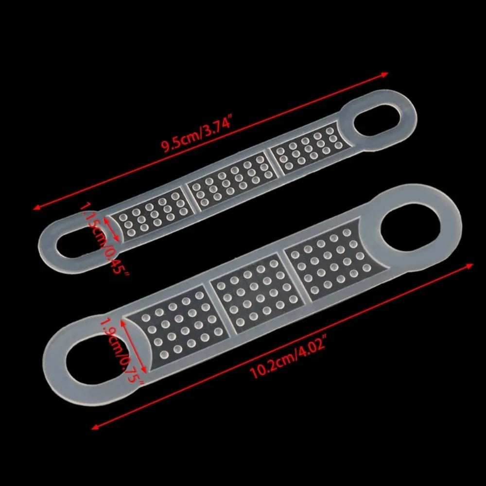 10PCS Silicone Anti-Slip Strips for Clothes Hangers | Non-Slip Pads Hanger Anti-Slip Strips Nixie