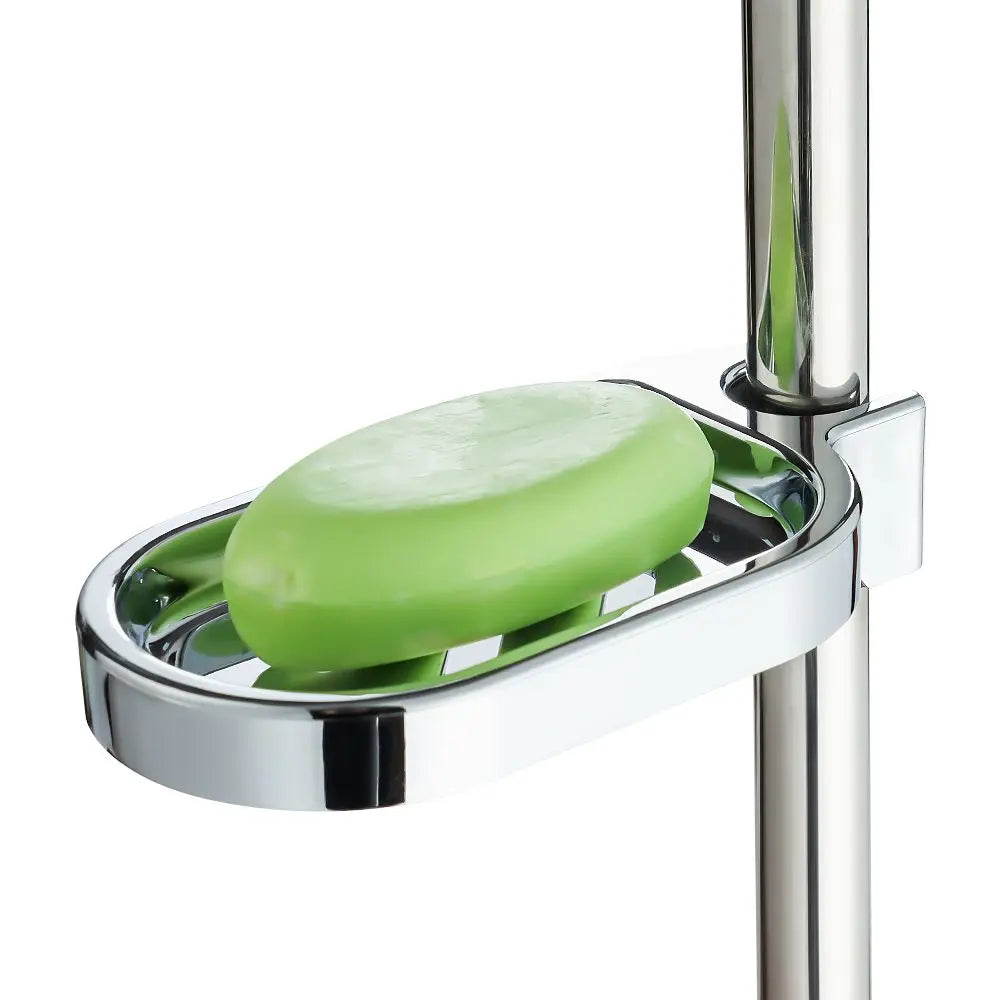 Adjustable Rail Slide Soap Holder Dish for Shower Hose Shower Soap Dish Nixie