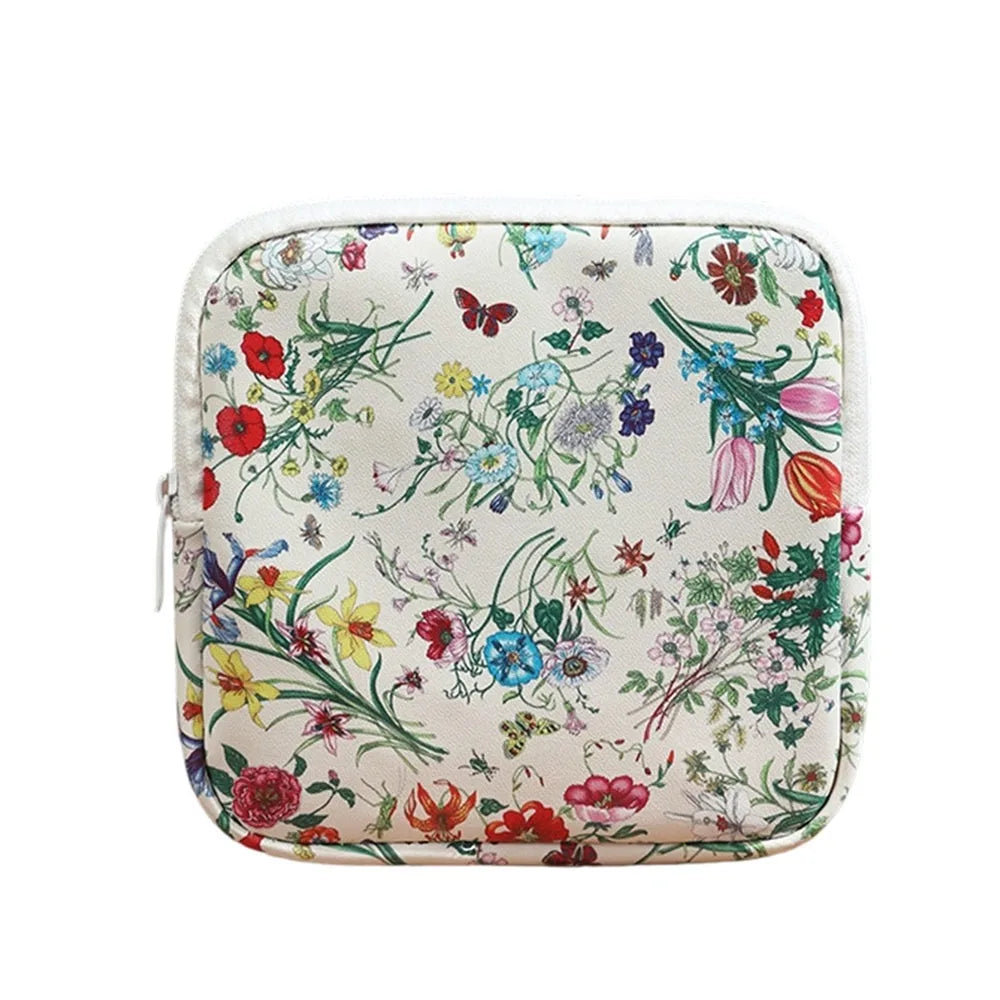 Portable Zipper Pouch – Sanitary Pads & Cosmetic Bag