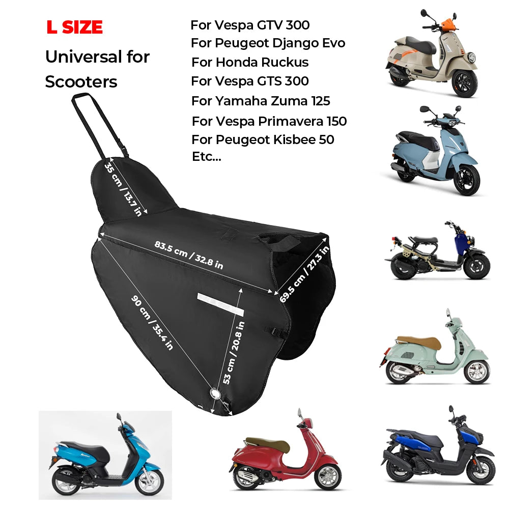 KEMITOUR Scooter Leg Cover Winter Windproof Water-Repellent Warmer Scooter Leg Cover Nixie L Cover