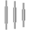 3-Piece Stainless Steel Rolling Pin Set – Nonstick & Ergonomic Baking Rolling Pin Nixie silver 3