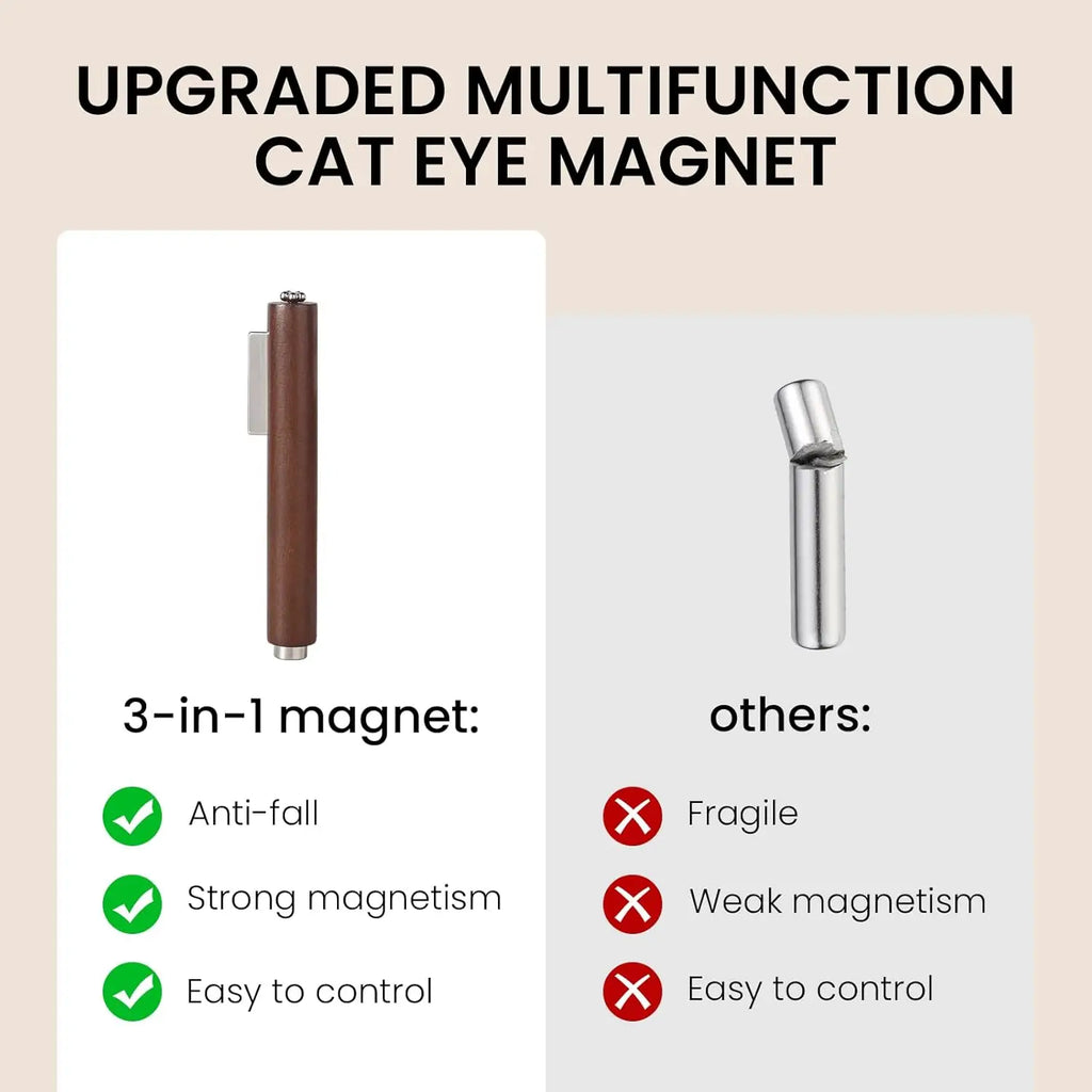 3-in-1 Cigar Nail Magnet | Cat Eye Aurora High Gauss Tool Nail Art Magnet Nixie