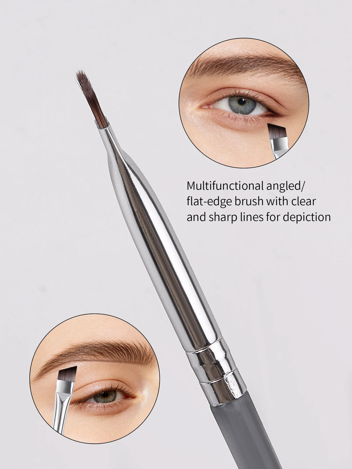 6-Piece Eye Makeup Brush Set – Eyeliner, Eyebrow & Shadow Makeup Brush Set Nixie