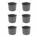 6-Piece Nonstick Silicone Cake Molds – Food Grade Baking Cup Set Silicone Baking Molds Nixie Grey