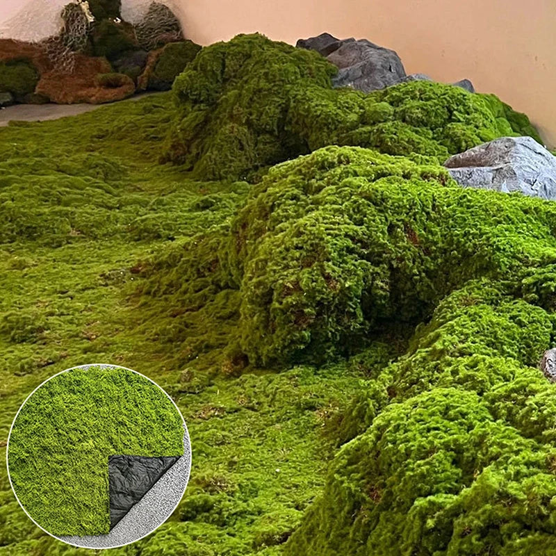 Artificial Moss Mat – Faux Lawn for Bonsai, Terrarium & Décor